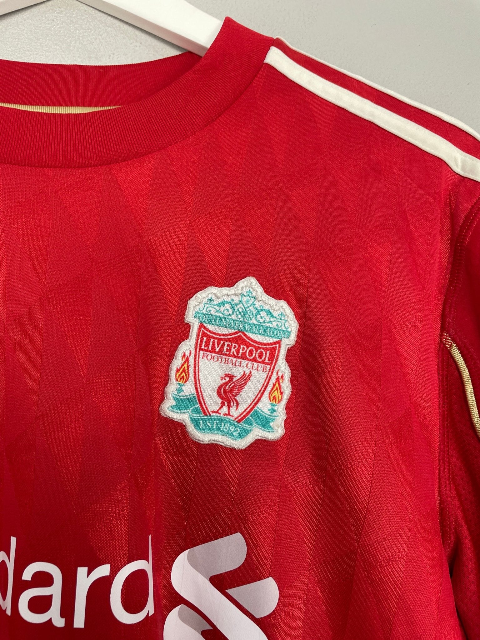 Shop 2010/12 LIVERPOOL TORRES #9 L/S HOME SHIRT (M) ADIDAS, classic football shirts, vintage football shirts & retro soccer jerseys at Cult Kits