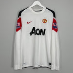 Shop 2010/12 MANCHESTER UNITED CHICHARITO #14 L/S AWAY SHIRT (L) NIKE, classic football shirts, vintage football shirts & retro soccer jerseys at Cult Kits