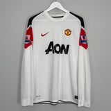 Shop 2010/12 MANCHESTER UNITED CHICHARITO #14 L/S AWAY SHIRT (L) NIKE, classic football shirts, vintage football shirts & retro soccer jerseys at Cult Kits