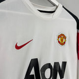 Shop 2010/12 MANCHESTER UNITED CHICHARITO #14 L/S AWAY SHIRT (L) NIKE, classic football shirts, vintage football shirts & retro soccer jerseys at Cult Kits