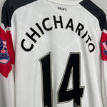 Shop 2010/12 MANCHESTER UNITED CHICHARITO #14 L/S AWAY SHIRT (L) NIKE, classic football shirts, vintage football shirts & retro soccer jerseys at Cult Kits
