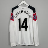 Shop 2010/12 MANCHESTER UNITED CHICHARITO #14 L/S AWAY SHIRT (L) NIKE, classic football shirts, vintage football shirts & retro soccer jerseys at Cult Kits