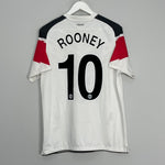 Shop 2010/12 MANCHESTER UNITED ROONEY #10 AWAY SHIRT (M) NIKE, classic football shirts, vintage football shirts & retro soccer jerseys at Cult Kits