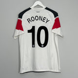 Shop 2010/12 MANCHESTER UNITED ROONEY #10 AWAY SHIRT (M) NIKE, classic football shirts, vintage football shirts & retro soccer jerseys at Cult Kits
