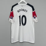 Shop 2010/12 MANCHESTER UNITED ROONEY #10 AWAY SHIRT (XL) NIKE, classic football shirts, vintage football shirts & retro soccer jerseys at Cult Kits