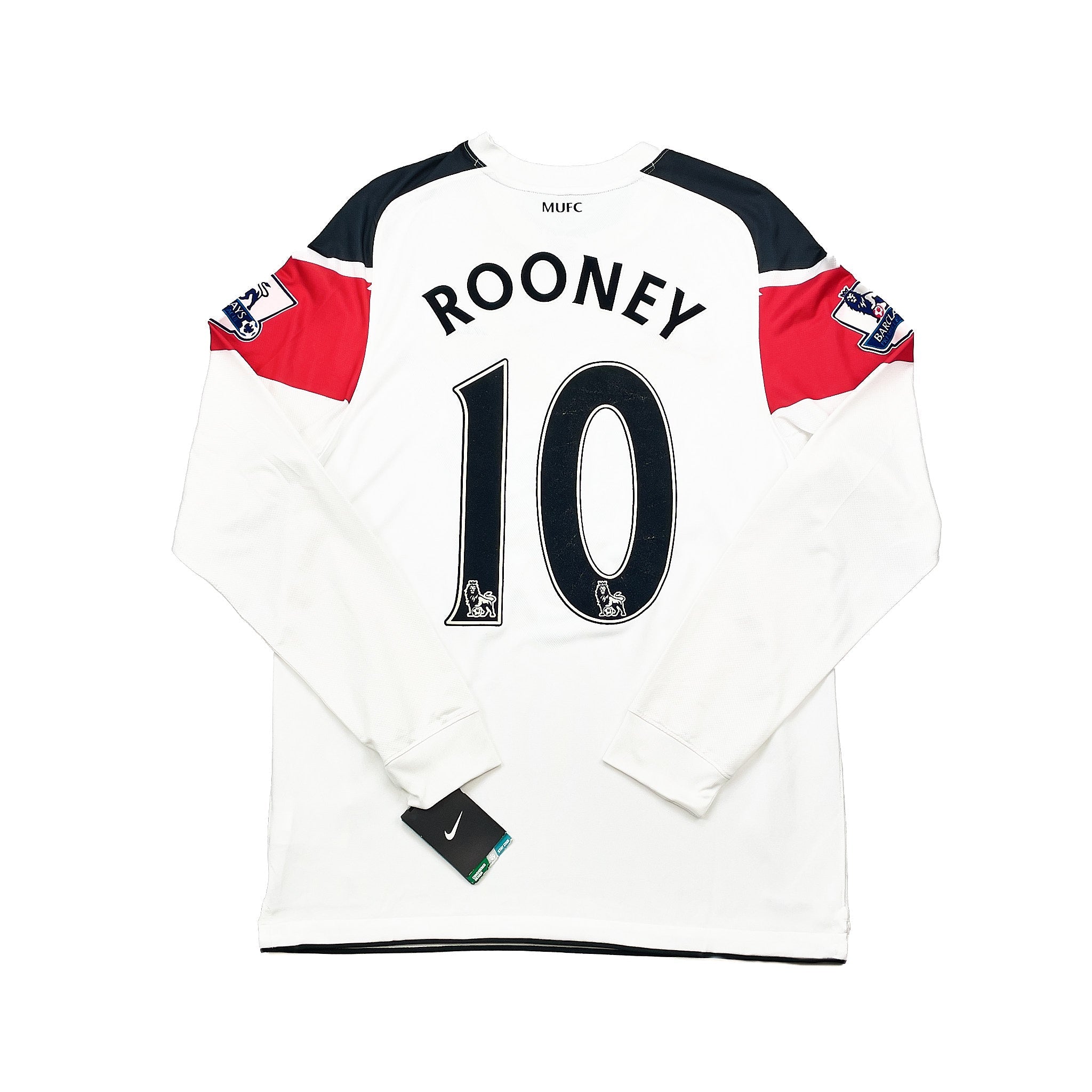 Buy 2010/12 Manchester United Rooney 10 *BNWT* L/S Away Shirt (M) Nike ~ Free worldwide shipping ~ Authentic Vintage Football Shirts from Cult Kits