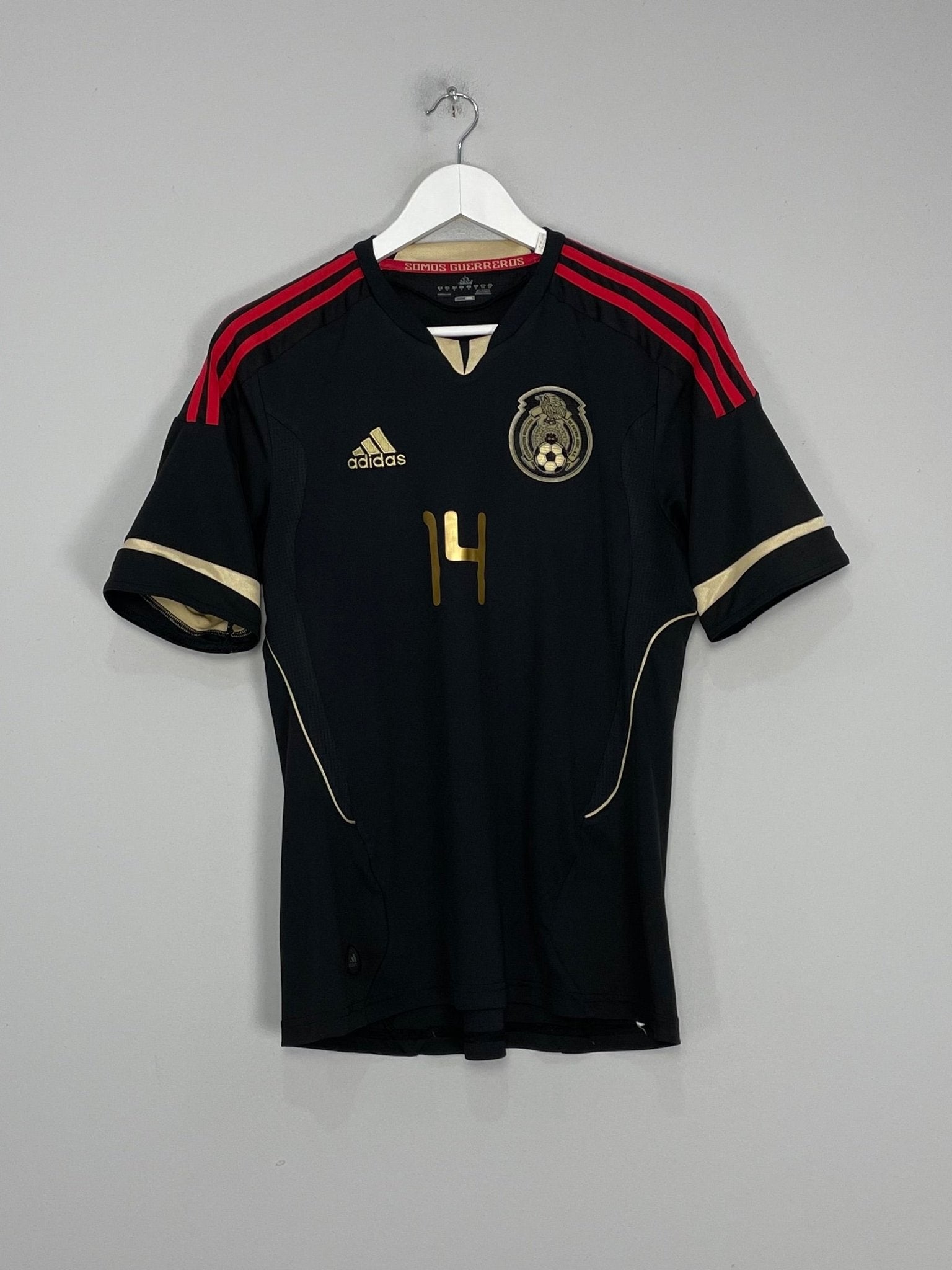 Shop 2010/12 MEXICO CHICHARITO #14 AWAY SHIRT (S) ADIDAS, classic football shirts, vintage football shirts & retro soccer jerseys at Cult Kits