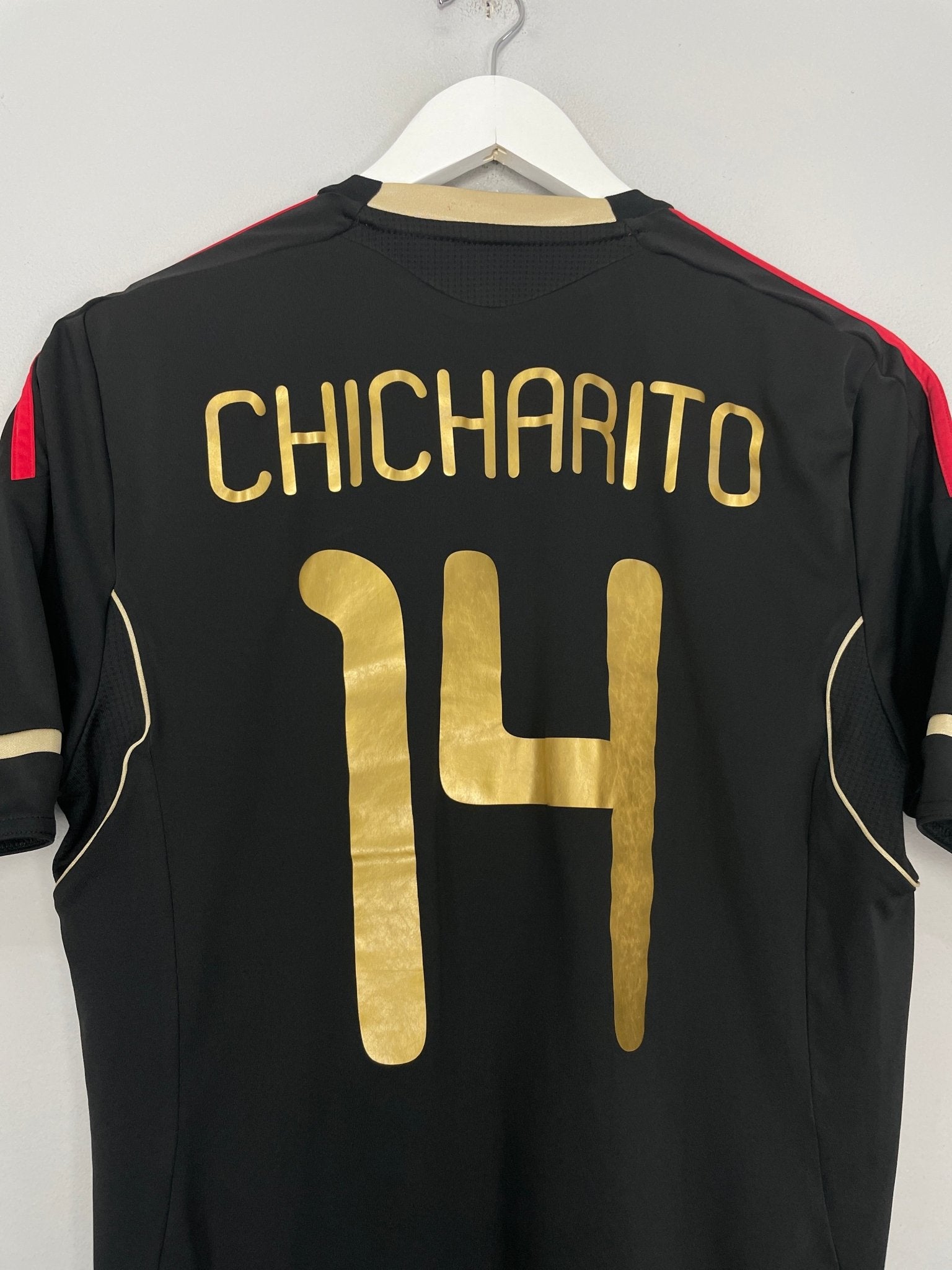 Shop 2010/12 MEXICO CHICHARITO #14 AWAY SHIRT (S) ADIDAS, classic football shirts, vintage football shirts & retro soccer jerseys at Cult Kits