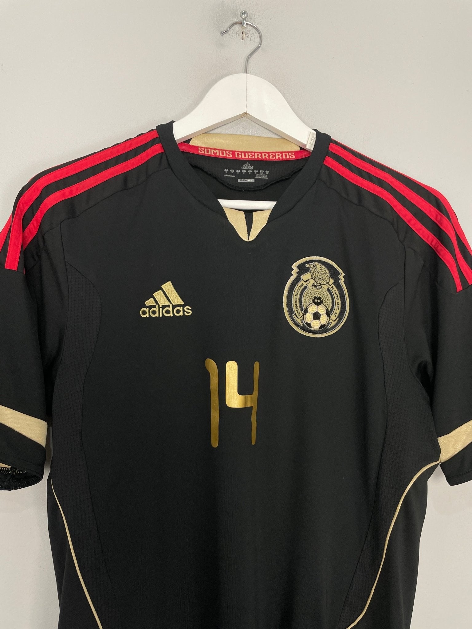 Shop 2010/12 MEXICO CHICHARITO #14 AWAY SHIRT (S) ADIDAS, classic football shirts, vintage football shirts & retro soccer jerseys at Cult Kits