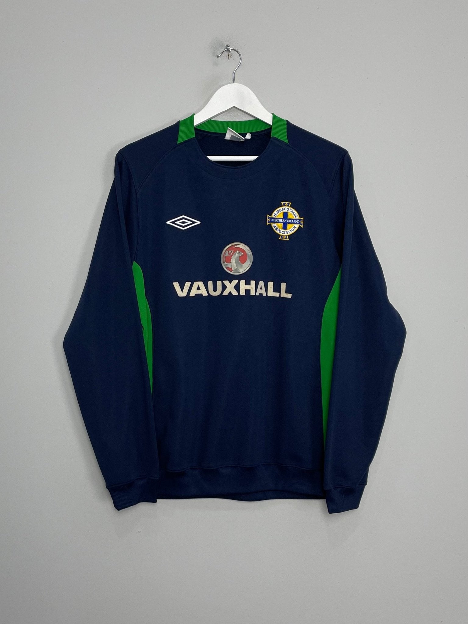 Shop 2010/12 NORTHERN IRELAND JUMPER (L) UMBRO, classic football shirts, vintage football shirts & retro soccer jerseys at Cult Kits