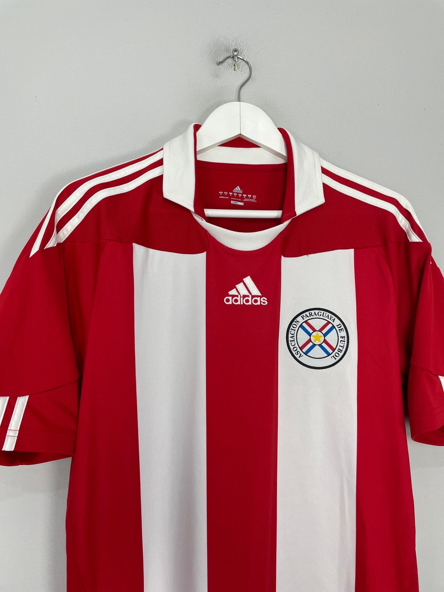 Shop 2010/12 PARAGUAY HOME SHIRT (M) ADIDAS, classic football shirts, vintage football shirts & retro soccer jerseys at Cult Kits