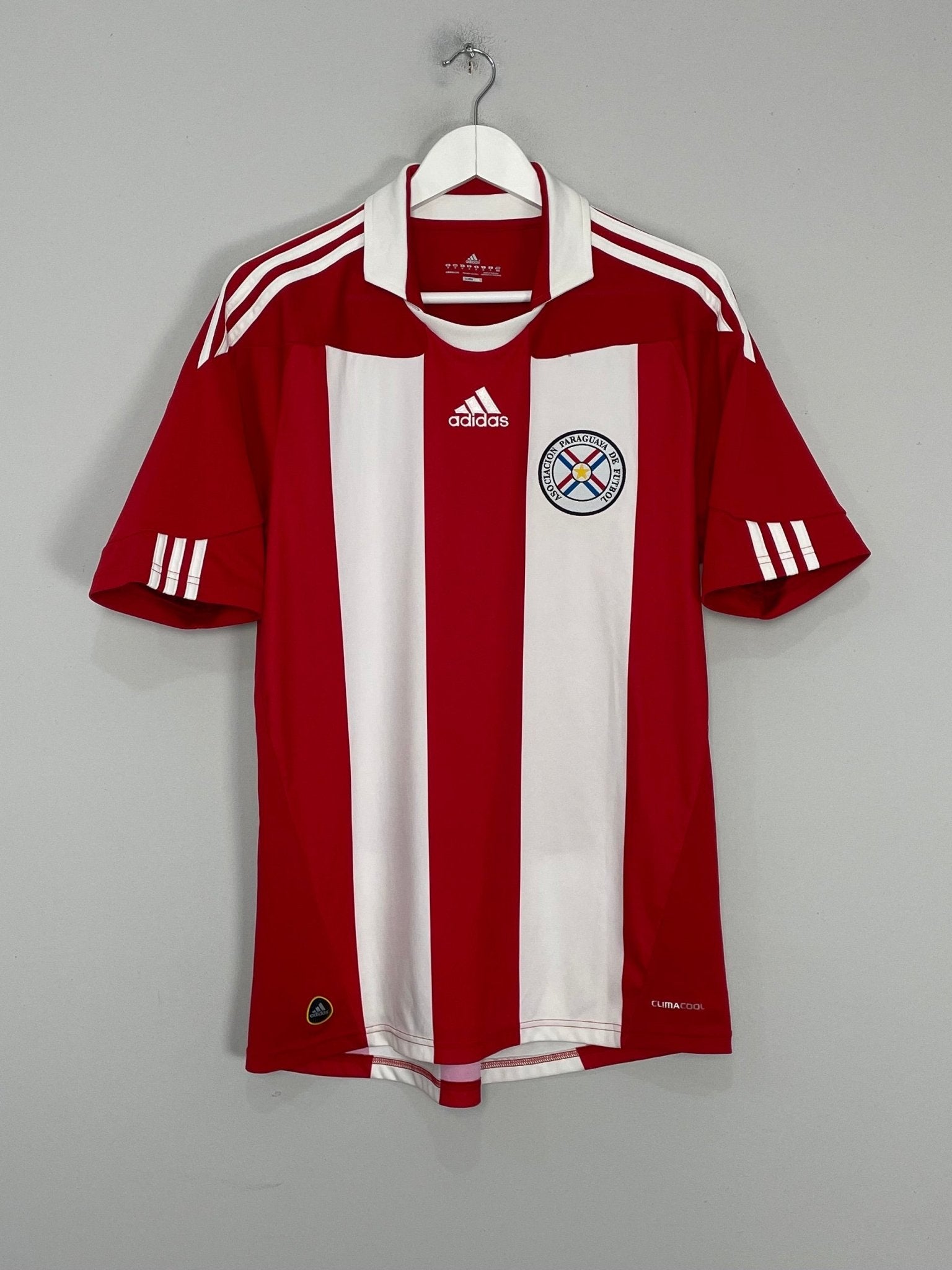 Shop 2010/12 PARAGUAY HOME SHIRT (M) ADIDAS, classic football shirts, vintage football shirts & retro soccer jerseys at Cult Kits