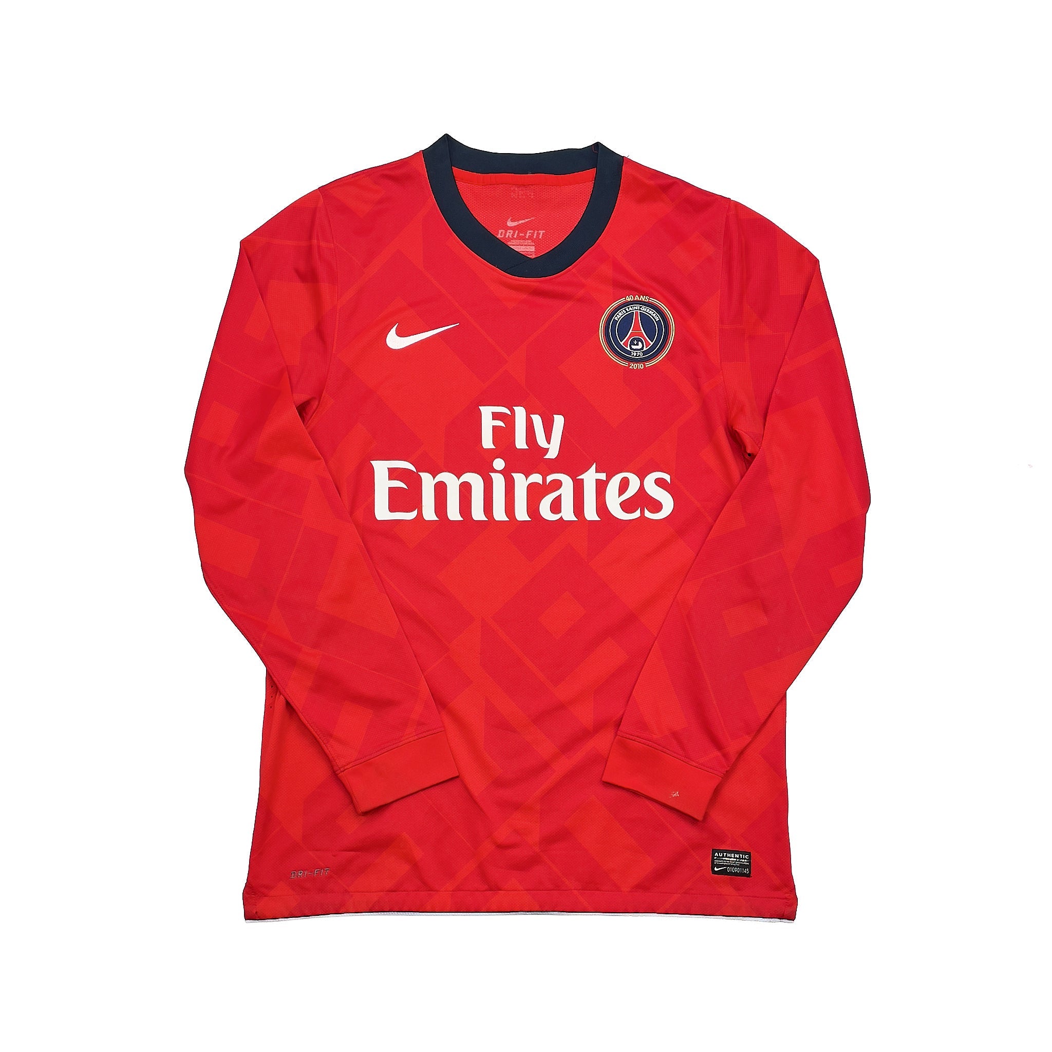 Buy 2010/12 PSG *Player Issue* 40 Year Third Shirt (L) Nike ~ Free worldwide shipping ~ Authentic Vintage Football Shirts from Cult Kits