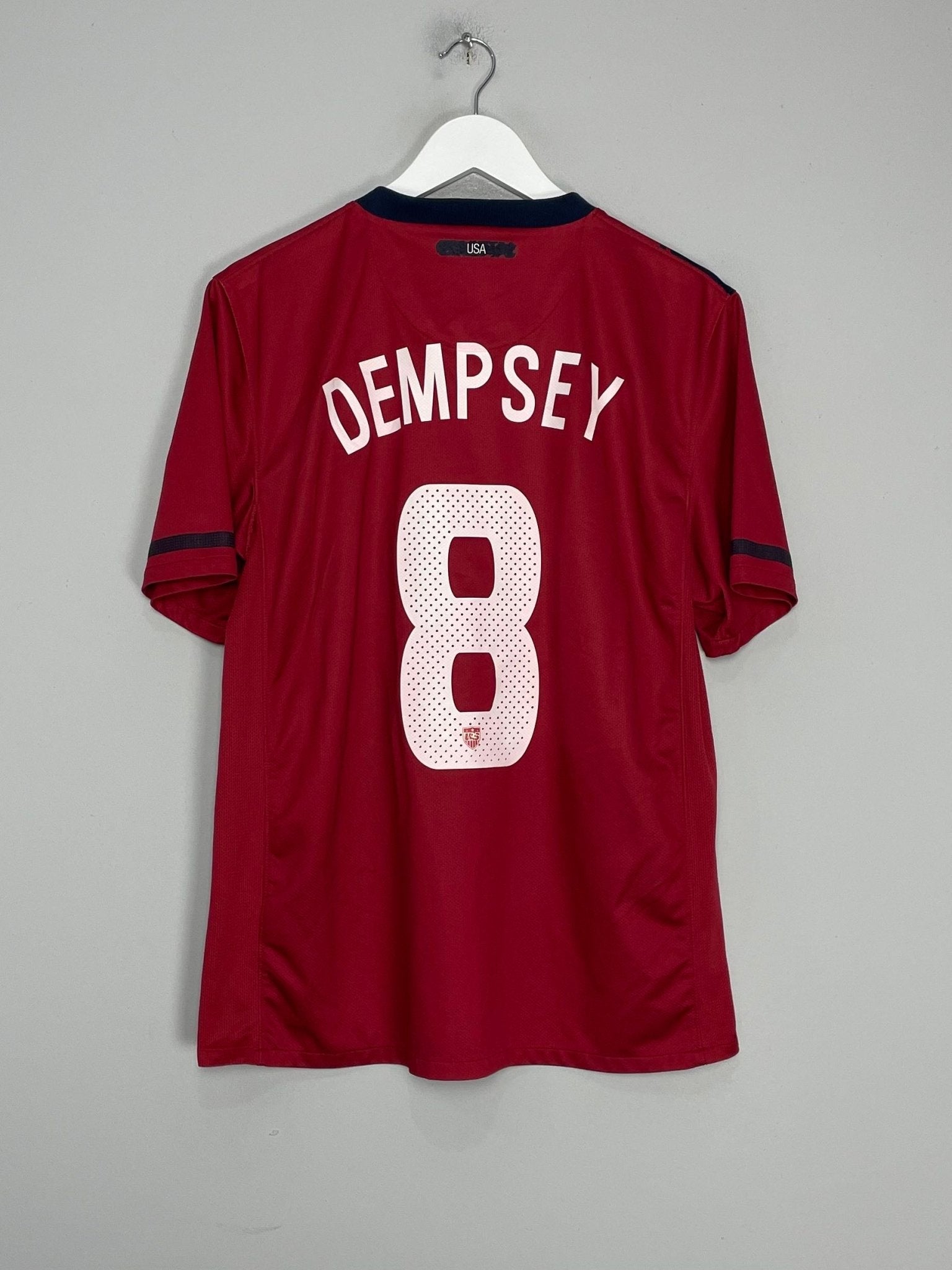 Shop 2010/12 USA DEMPSEY #8 AWAY SHIRT (L) NIKE, classic football shirts, vintage football shirts & retro soccer jerseys at Cult Kits