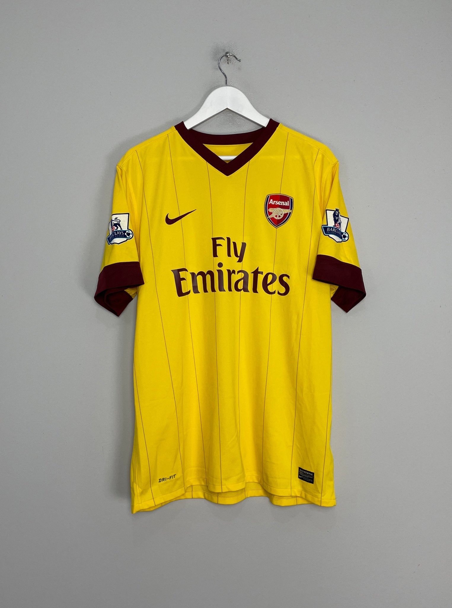 Shop 2010/13 ARSENAL CHAMAKH #29 AWAY SHIRT (XL) NIKE, classic football shirts, vintage football shirts & retro soccer jerseys at Cult Kits