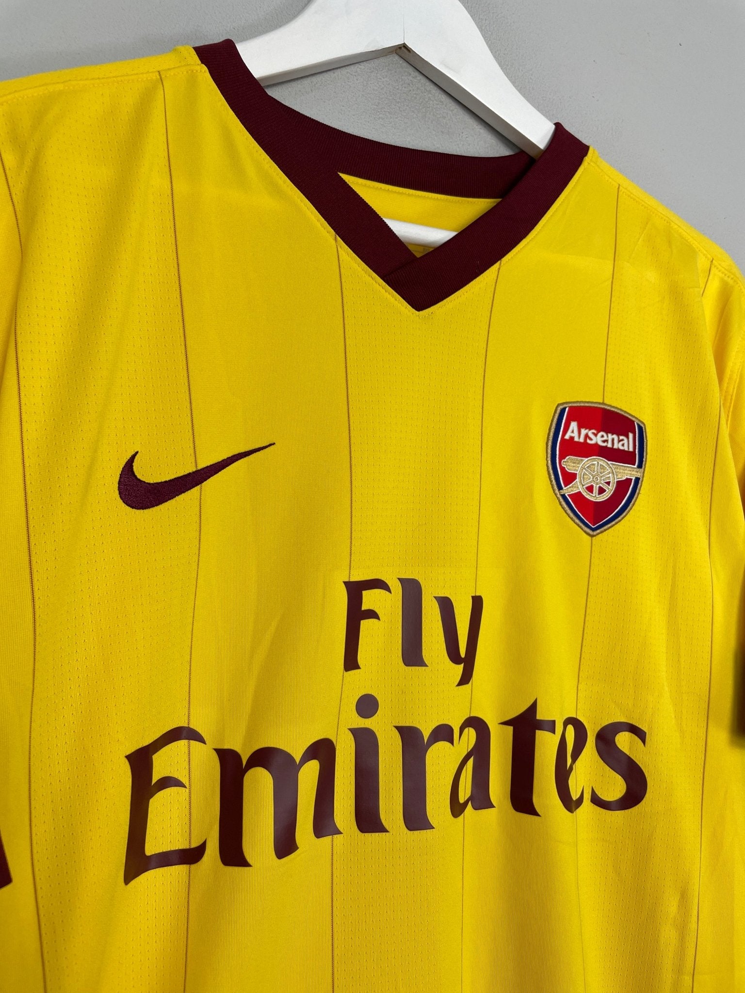Shop 2010/13 ARSENAL CHAMAKH #29 AWAY SHIRT (XL) NIKE, classic football shirts, vintage football shirts & retro soccer jerseys at Cult Kits