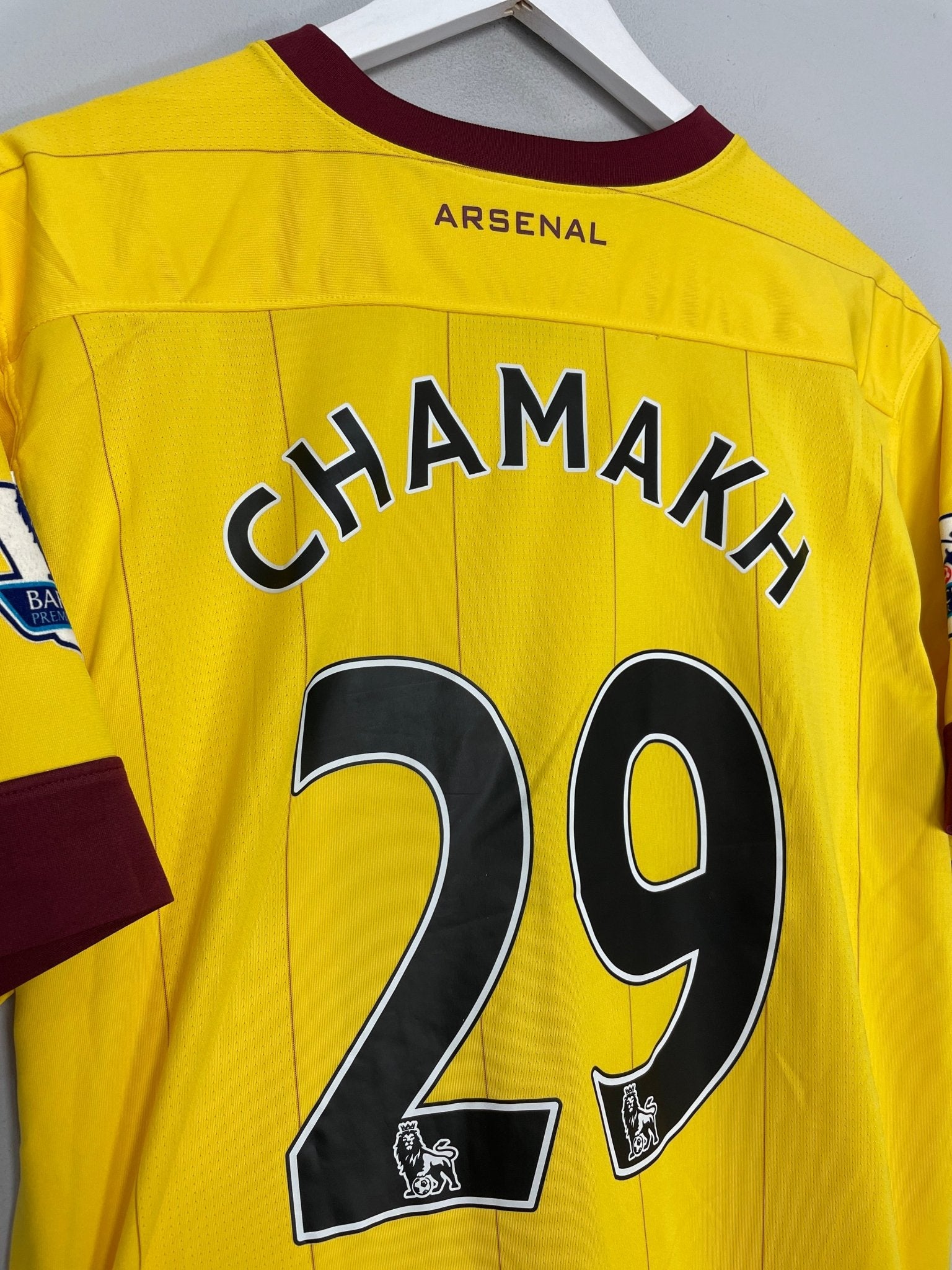 Shop 2010/13 ARSENAL CHAMAKH #29 AWAY SHIRT (XL) NIKE, classic football shirts, vintage football shirts & retro soccer jerseys at Cult Kits