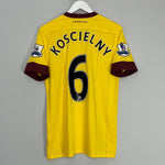 Shop 2010/13 ARSENAL KOSCIELNY #6 AWAY SHIRT (M) NIKE, classic football shirts, vintage football shirts & retro soccer jerseys at Cult Kits
