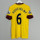 Shop 2010/13 ARSENAL KOSCIELNY #6 AWAY SHIRT (M) NIKE, classic football shirts, vintage football shirts & retro soccer jerseys at Cult Kits