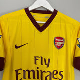 Shop 2010/13 ARSENAL KOSCIELNY #6 AWAY SHIRT (M) NIKE, classic football shirts, vintage football shirts & retro soccer jerseys at Cult Kits
