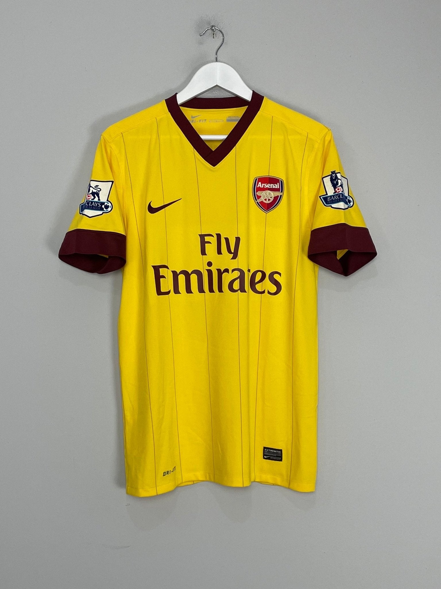 Shop 2010/13 ARSENAL KOSCIELNY #6 AWAY SHIRT (M) NIKE, classic football shirts, vintage football shirts & retro soccer jerseys at Cult Kits
