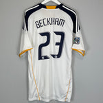 Shop 2010/11 LA GALAXY BECKHAM #23 HOME SHIRT (XL) ADIDAS, classic football shirts, vintage football shirts & retro soccer jerseys at Cult Kits