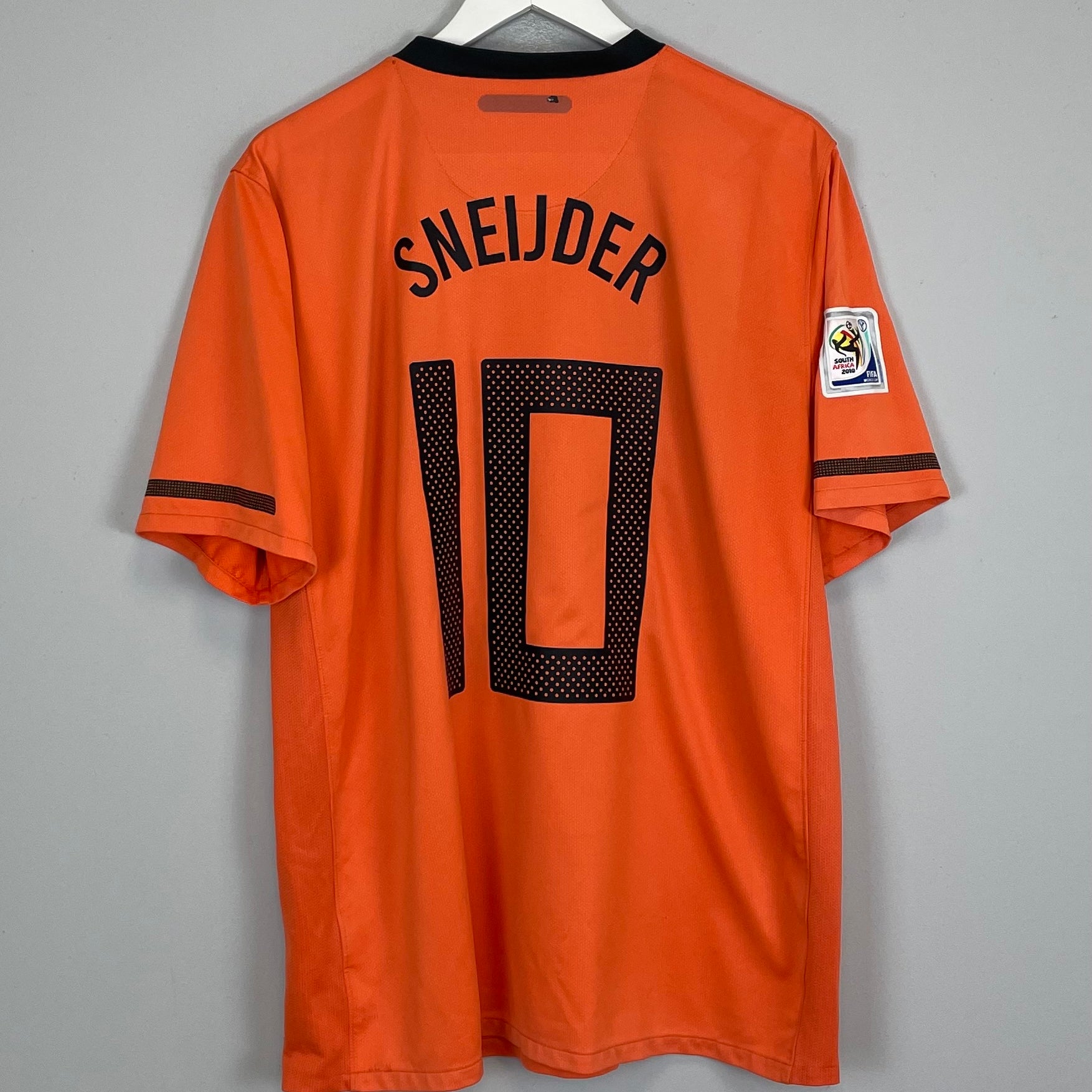 Shop 2010/11 NETHERLANDS SNEIJDER #10 HOME SHIRT (XL) NIKE, classic football shirts, vintage football shirts & retro soccer jerseys at Cult Kits