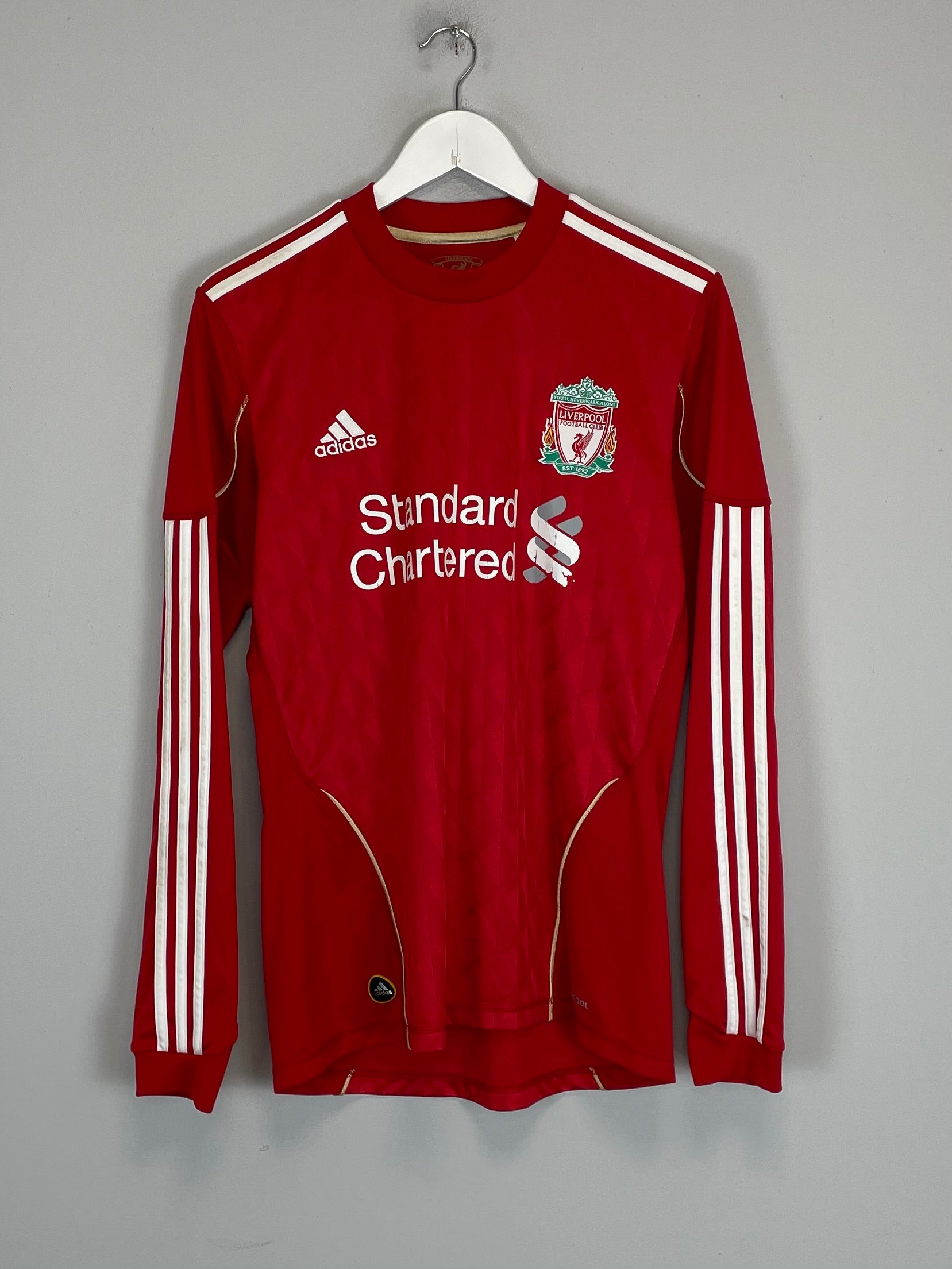 2010/12 LIVERPOOL L/S HOME SHIRT (S) ADIDAS