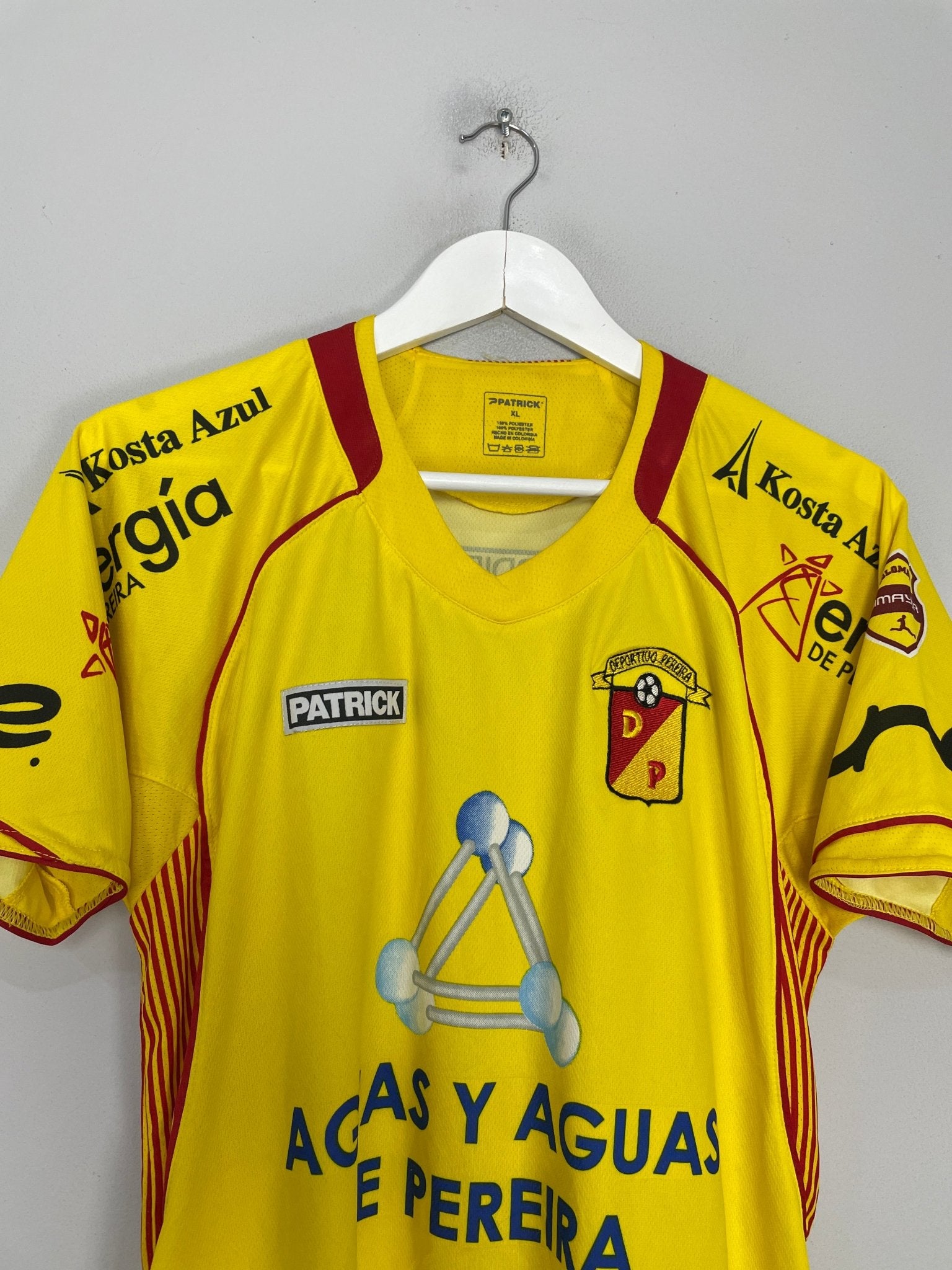 Shop 2011 DEPORTIVO PEREIRA HOME SHIRT (XL) PATRICK, classic football shirts, vintage football shirts & retro soccer jerseys at Cult Kits