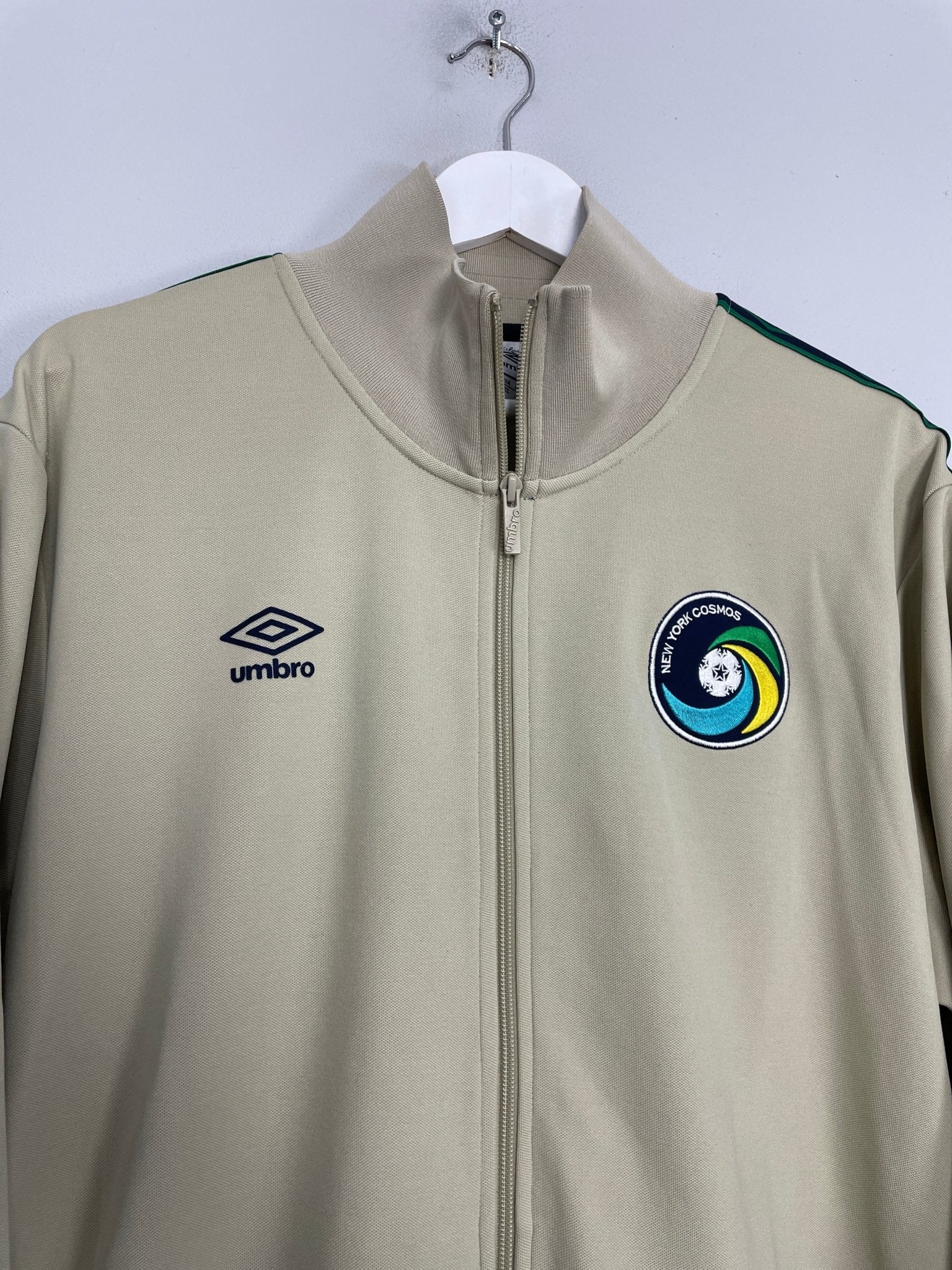 Shop 2011 NEW YORK COSMOS TRACK JACKET (XXL) UMBRO, classic football shirts, vintage football shirts & retro soccer jerseys at Cult Kits