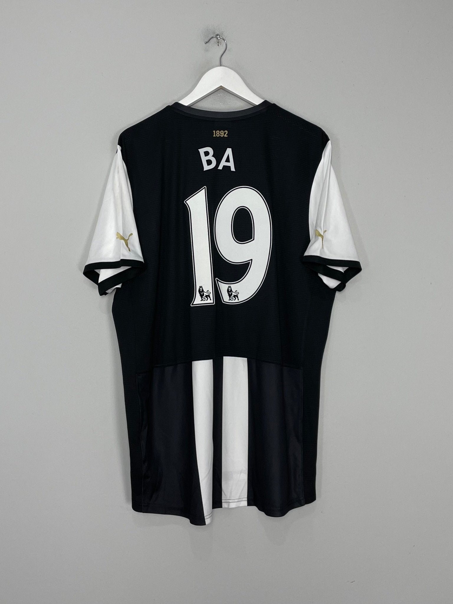 Shop 2011 NEWCASTLE UNITED BA #19 HOME SHIRT (XXL) PUMA, classic football shirts, vintage football shirts & retro soccer jerseys at Cult Kits