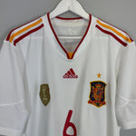 Shop 2011 SPAIN A.INIESTA #6 AWAY SHIRT (XL) ADIDAS, classic football shirts, vintage football shirts & retro soccer jerseys at Cult Kits