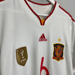 Shop 2011 SPAIN INIESTA #6 AWAY SHIRT (XL) ADIDAS, classic football shirts, vintage football shirts & retro soccer jerseys at Cult Kits