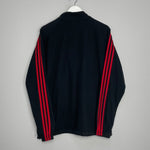 Shop 2011/12 AC MILAN 1/4 ZIP FLEECE (L) ADIDAS, classic football shirts, vintage football shirts & retro soccer jerseys at Cult Kits