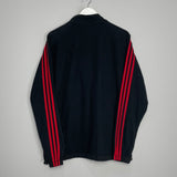 Shop 2011/12 AC MILAN 1/4 ZIP FLEECE (L) ADIDAS, classic football shirts, vintage football shirts & retro soccer jerseys at Cult Kits