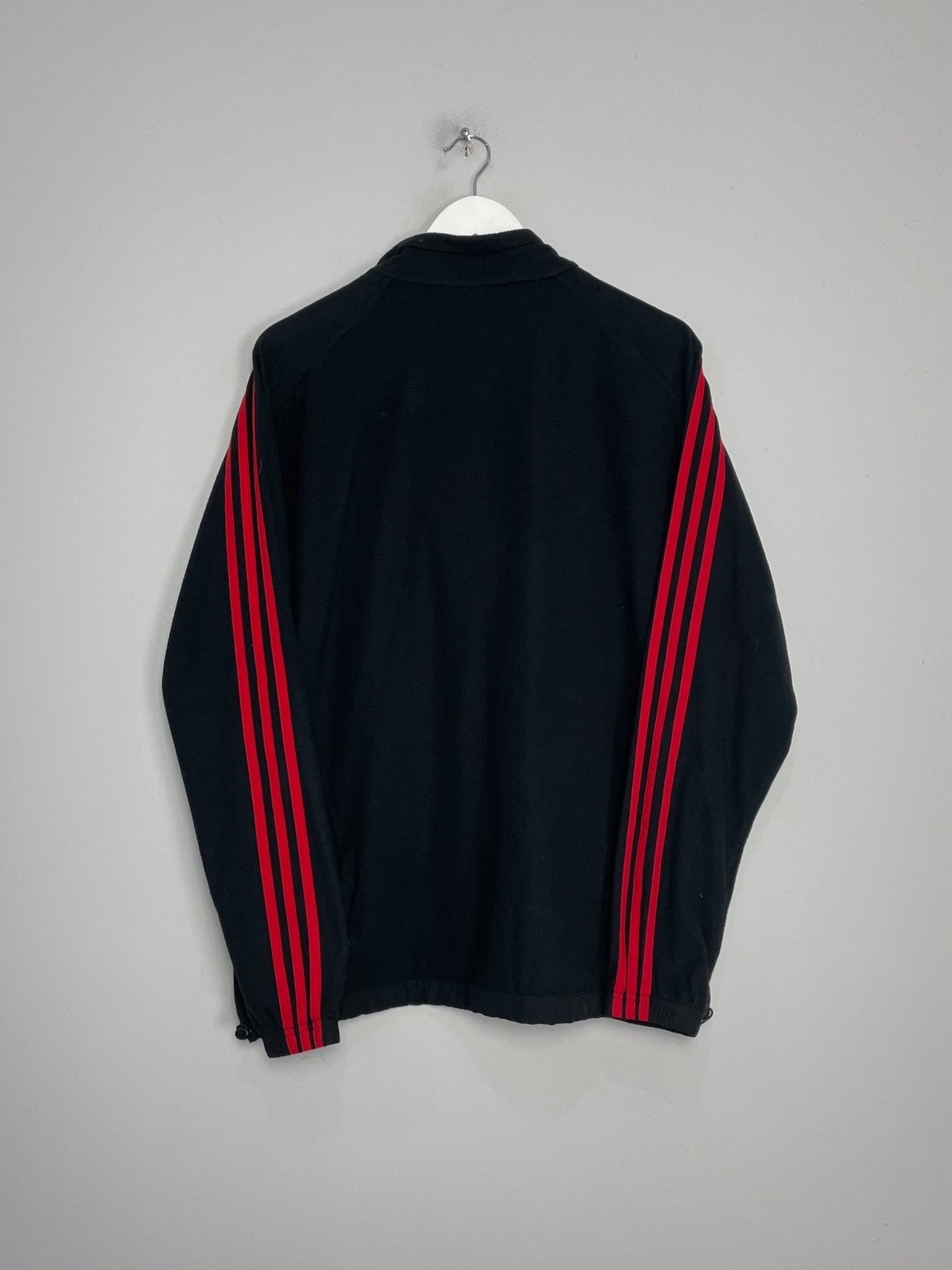 Shop 2011/12 AC MILAN 1/4 ZIP FLEECE (L) ADIDAS, classic football shirts, vintage football shirts & retro soccer jerseys at Cult Kits