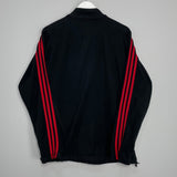 Shop 2011/12 AC MILAN 1/4 ZIP FLEECE (M) ADIDAS, classic football shirts, vintage football shirts & retro soccer jerseys at Cult Kits