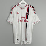Shop 2011/12 AC MILAN AWAY SHIRT (L) ADIDAS, classic football shirts, vintage football shirts & retro soccer jerseys at Cult Kits