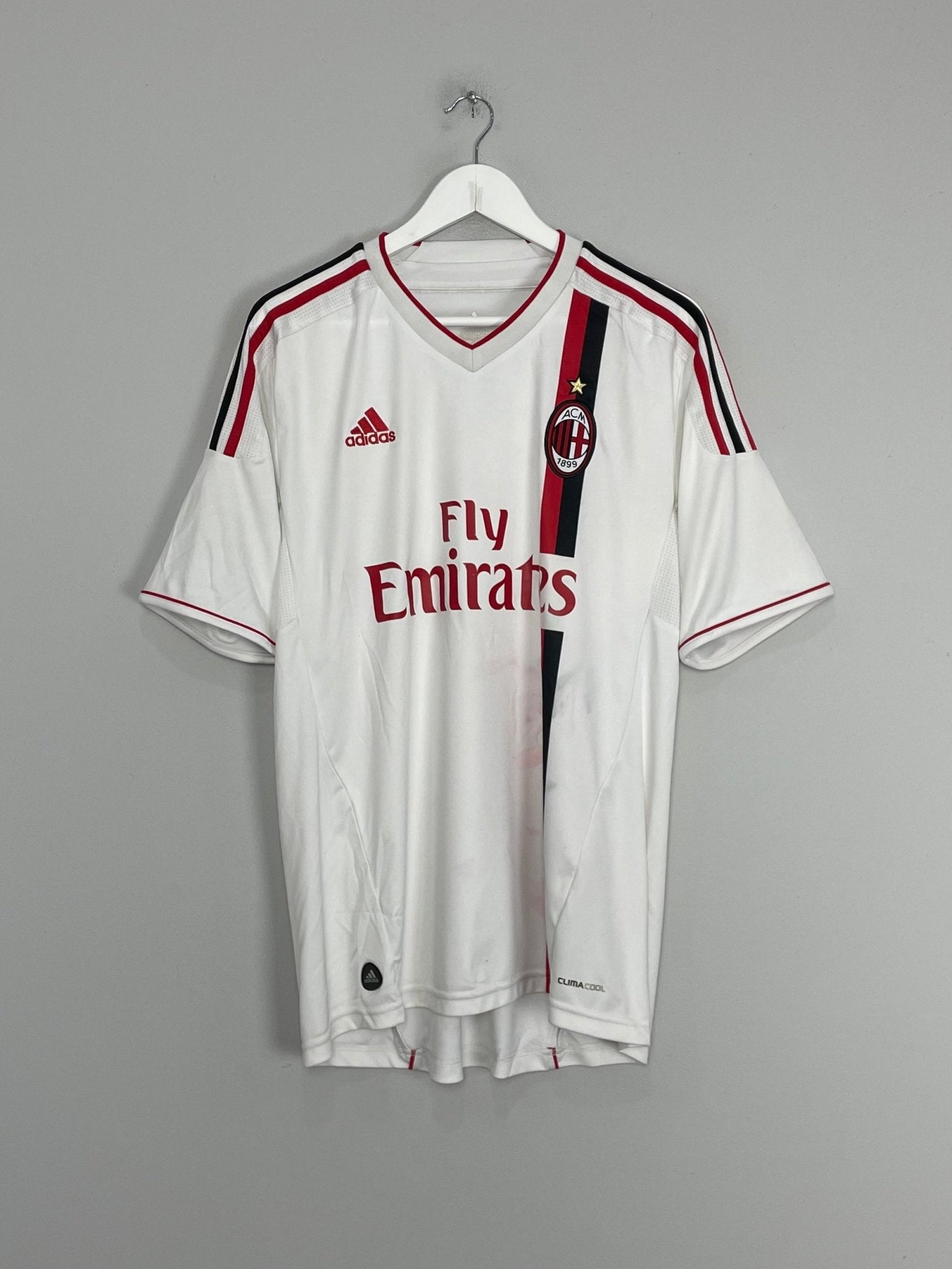 Shop 2011/12 AC MILAN AWAY SHIRT (L) ADIDAS, classic football shirts, vintage football shirts & retro soccer jerseys at Cult Kits