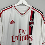 Shop 2011/12 AC MILAN AWAY SHIRT (L) ADIDAS, classic football shirts, vintage football shirts & retro soccer jerseys at Cult Kits