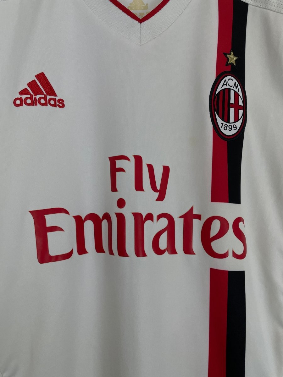 2011/12 AC MILAN IBRAHIMOVIC 11 AWAY SHIRT (S) ADIDAS - Cult Kits - Small - Buy Vintage Football Shirts, Authentic Retro Football Shirts For Sale, Classic Football Shirts & Soccer Jersey