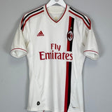 2011/12 AC MILAN IBRAHIMOVIC 11 AWAY SHIRT (S) ADIDAS - Cult Kits - Small - Buy Vintage Football Shirts, Authentic Retro Football Shirts For Sale, Classic Football Shirts & Soccer Jersey