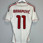 2011/12 AC MILAN IBRAHIMOVIC 11 AWAY SHIRT (S) ADIDAS - Cult Kits - Small - Buy Vintage Football Shirts, Authentic Retro Football Shirts For Sale, Classic Football Shirts & Soccer Jersey