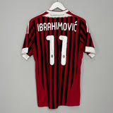 Shop 2011/12 AC MILAN IBRAHIMOVIC #11 HOME SHIRT (M) ADIDAS, classic football shirts, vintage football shirts & retro soccer jerseys at Cult Kits