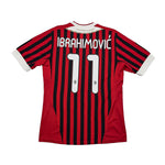 Buy 2011/12 AC Milan Ibrahimovic 11 Home Shirt (M) Adidas ~ Free worldwide shipping ~ Authentic Vintage Football Shirts from Cult Kits