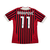 Buy 2011/12 AC Milan Ibrahimovic 11 Home Shirt (M) Adidas ~ Free worldwide shipping ~ Authentic Vintage Football Shirts from Cult Kits
