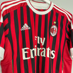 Shop 2011/12 AC MILAN IBRAHIMOVIC #11 HOME SHIRT (M) ADIDAS, classic football shirts, vintage football shirts & retro soccer jerseys at Cult Kits