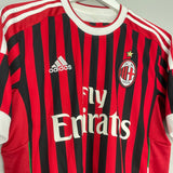 Shop 2011/12 AC MILAN IBRAHIMOVIC #11 HOME SHIRT (M) ADIDAS, classic football shirts, vintage football shirts & retro soccer jerseys at Cult Kits
