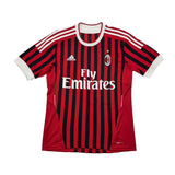 Buy 2011/12 AC Milan Ibrahimovic 11 Home Shirt (M) Adidas ~ Free worldwide shipping ~ Authentic Vintage Football Shirts from Cult Kits