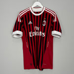 Shop 2011/12 AC MILAN IBRAHIMOVIC #11 HOME SHIRT (M) ADIDAS, classic football shirts, vintage football shirts & retro soccer jerseys at Cult Kits